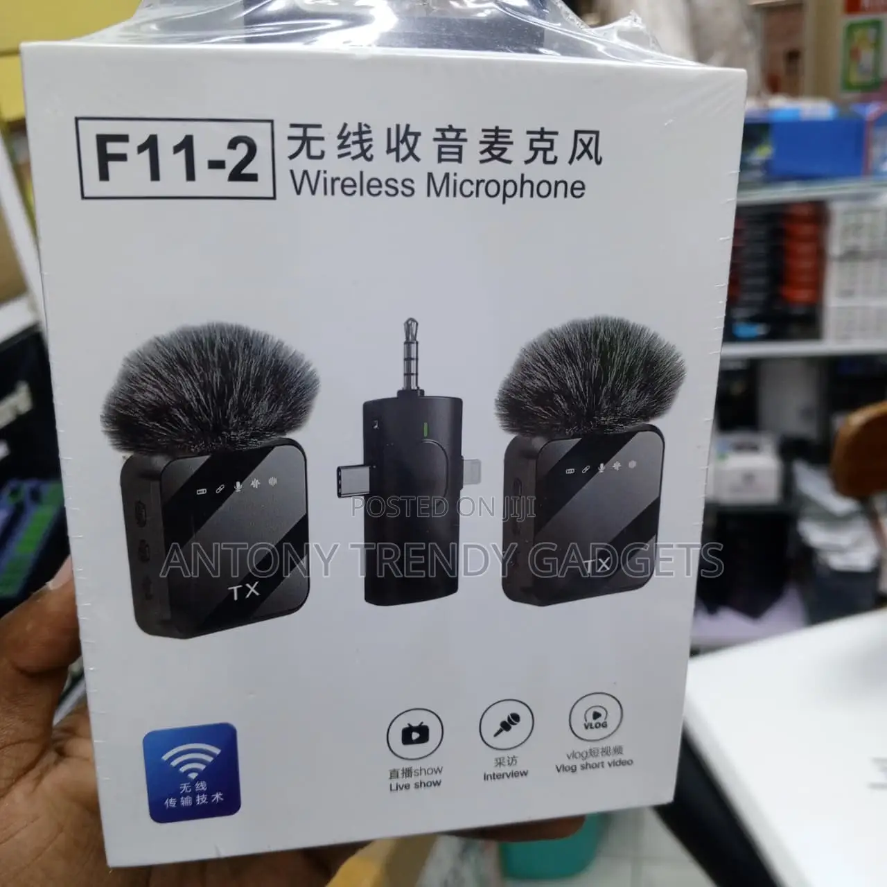 F11-2 Professional Wireless Mic With Noise Reduction