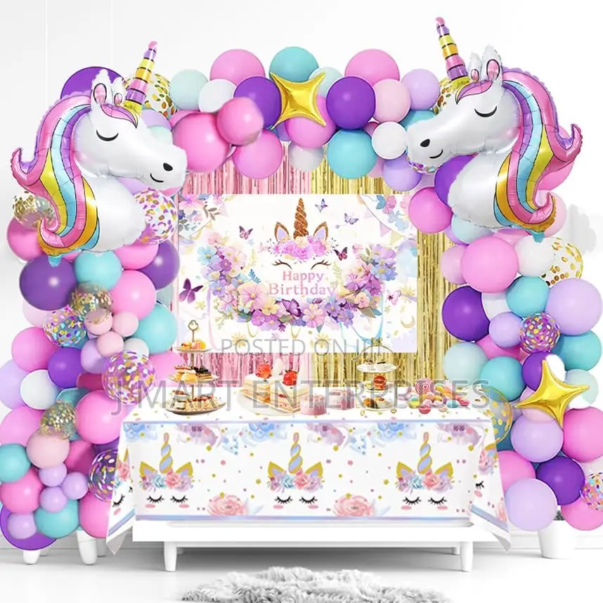 Unicorn Party Decoration Backdrop