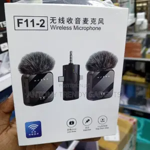 F11-2 Wireless Lavalier Microphone for YouTube TikTok Podcast