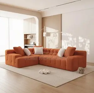 Home Sofa: Bella Burnt Orange Oversize Sofa