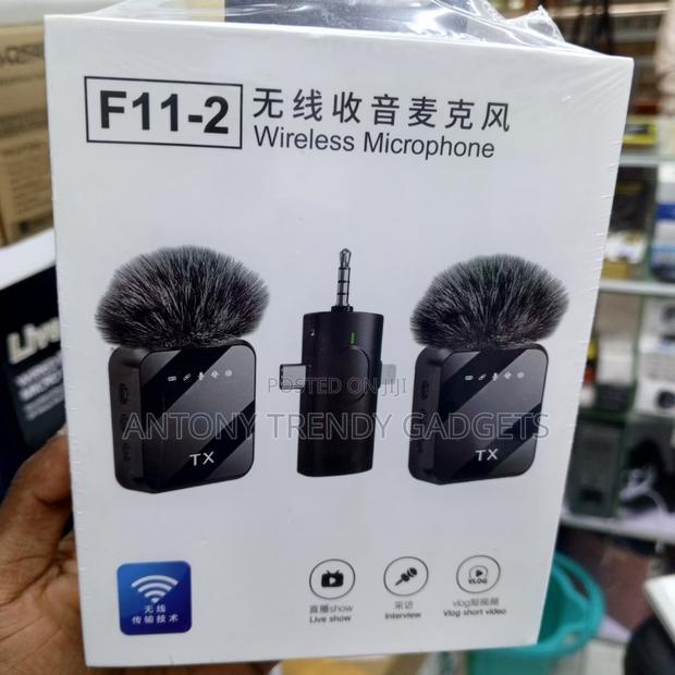 F11-2 Dual Wireless Mic With Type-C Lightning 3.5mm