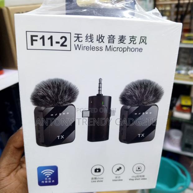 F11-2 Dual Wireless Mic With Type-C Lightning 3.5mm - thumbnail 2