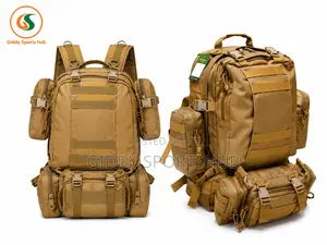 Large Capacity Tactical Military Backpack – Heavy Duty (Tan)