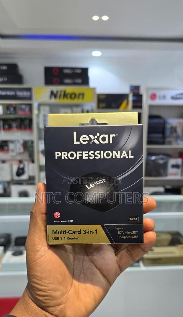 Lexar Proffessional 3 in 1 Multicard Reader USB 3.1 -Type C