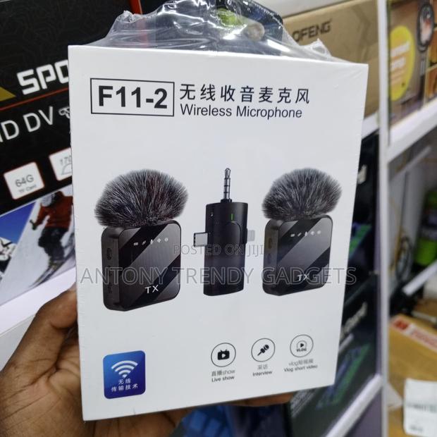 F11-2 Wireless Clip-on Microphone for Vlogging Podcasts - thumbnail 2