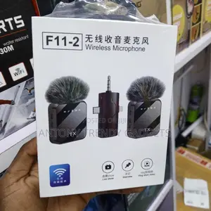 F11-2 Wireless Clip-on Microphone for Vlogging Podcasts