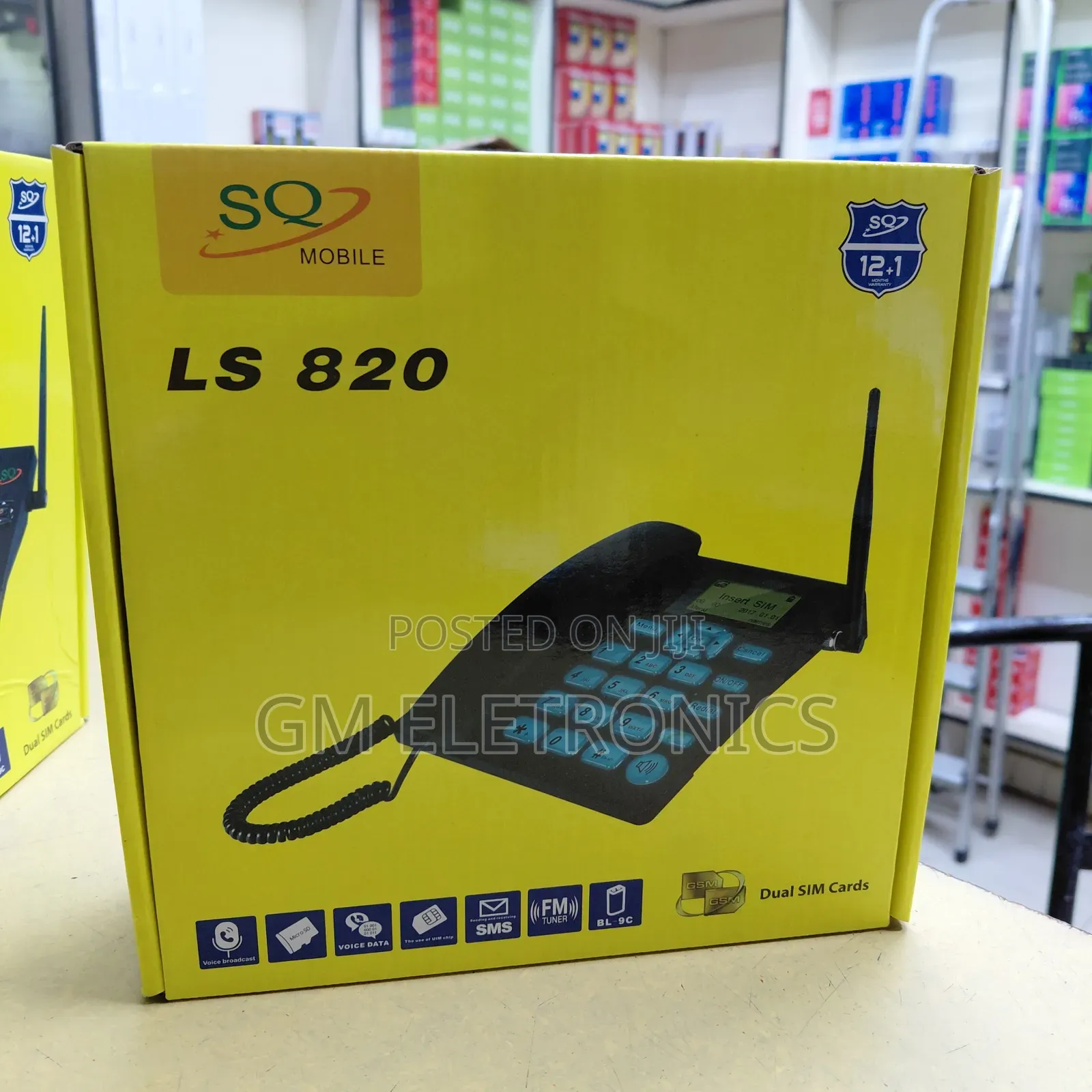 Dual Sim Unlock Cordless GSM Desktop Phone Compatible to All Sim Card