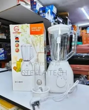 2 in 1 Eurochef 1.8 Liter With 4 Speed 3 Pin (With Fuse) Blender