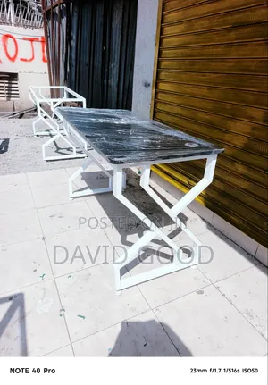 Metallic Study Table