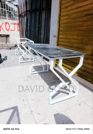 Metallic Study Table