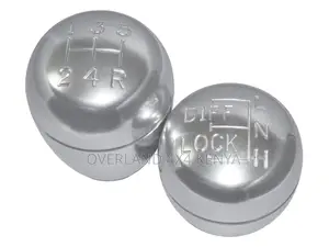 Gearbox Transfer Box Lever Kit - Silver Finish Alloy