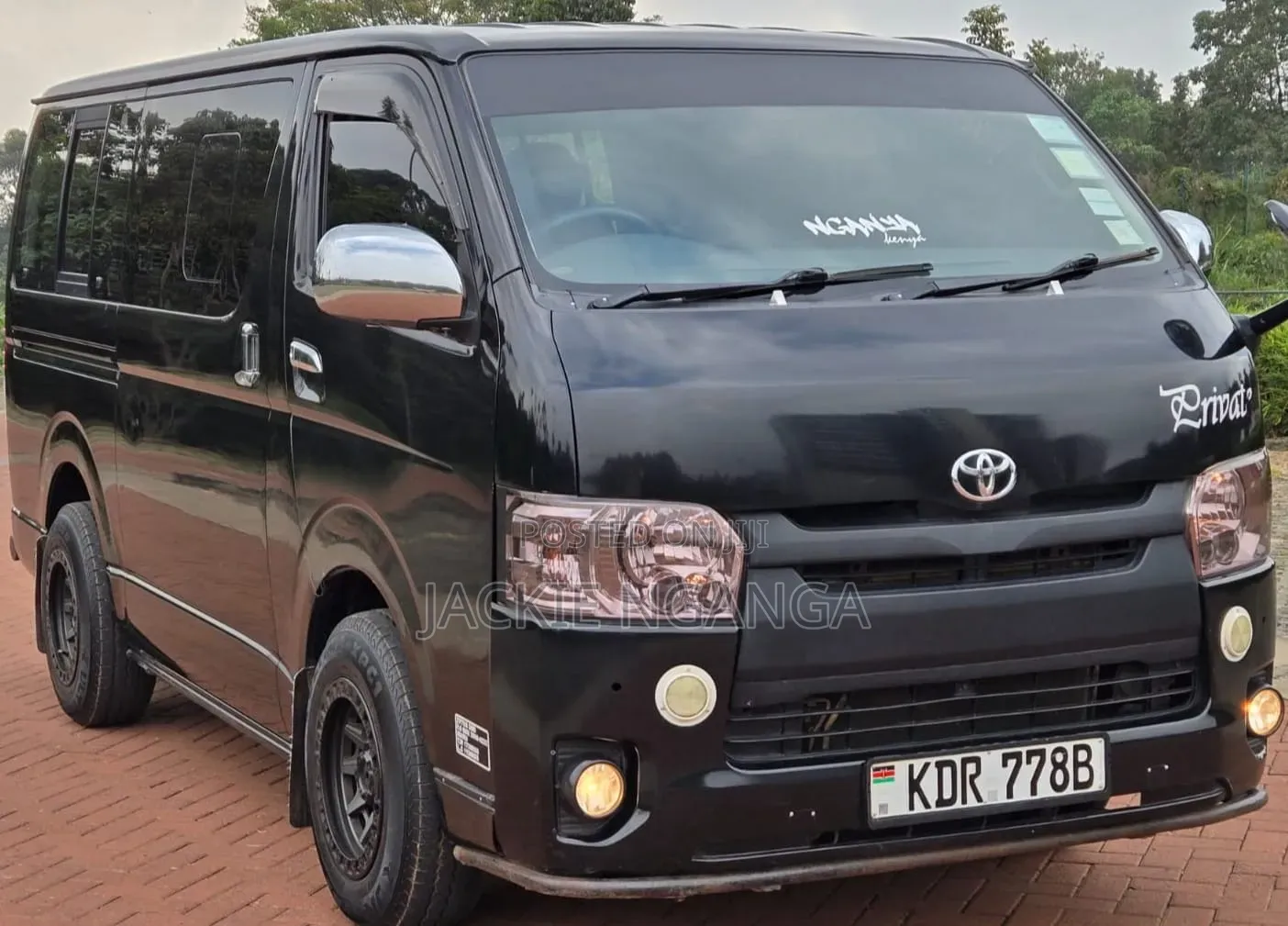 New Toyota HiAce 2018 Black