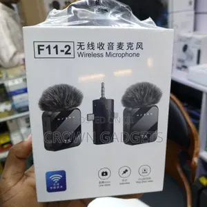 F11-2 2.4GHz Wireless Mic Kit for Vlogging Interviews
