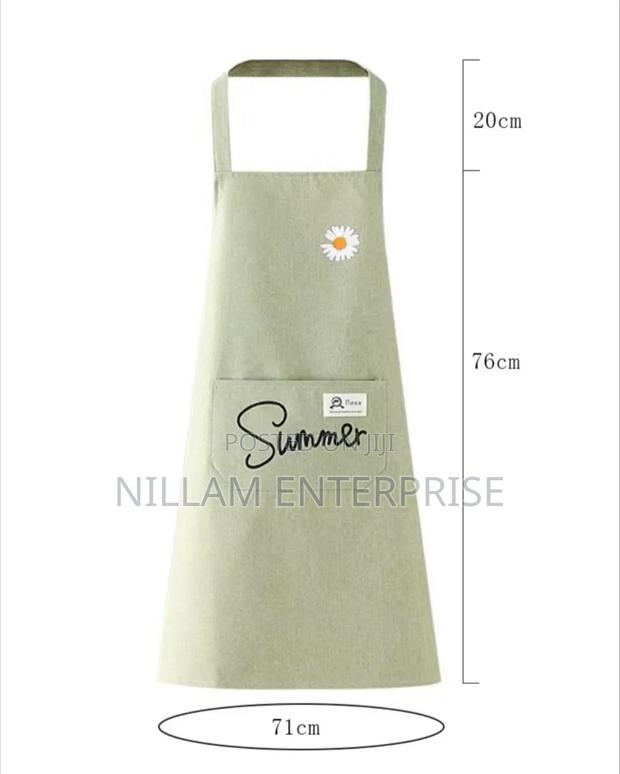 Linen Adult Kitchen Apron - thumbnail 2