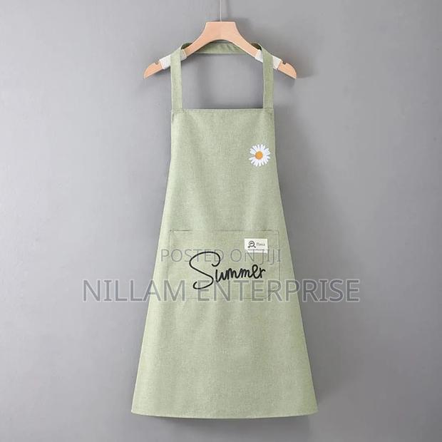 Linen Adult Kitchen Apron - thumbnail 4