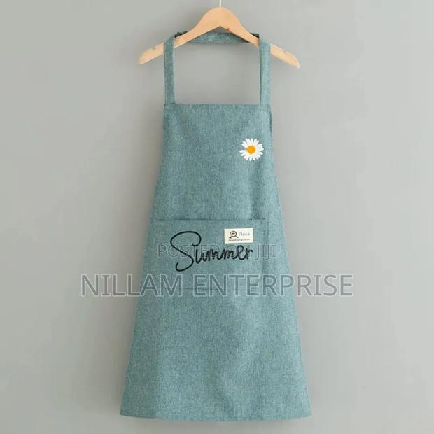 Linen Adult Kitchen Apron - thumbnail 5