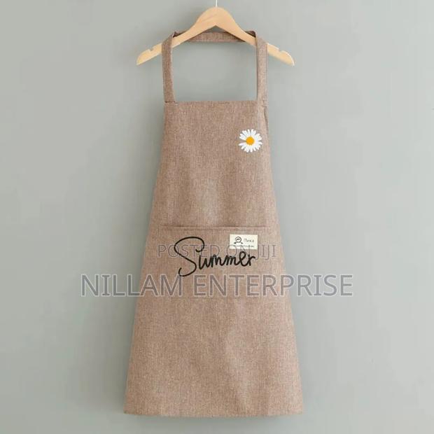 Linen Adult Kitchen Apron - thumbnail 6