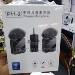 F11-2 Dual Clip-on Microphone for Live Streaming Podcast