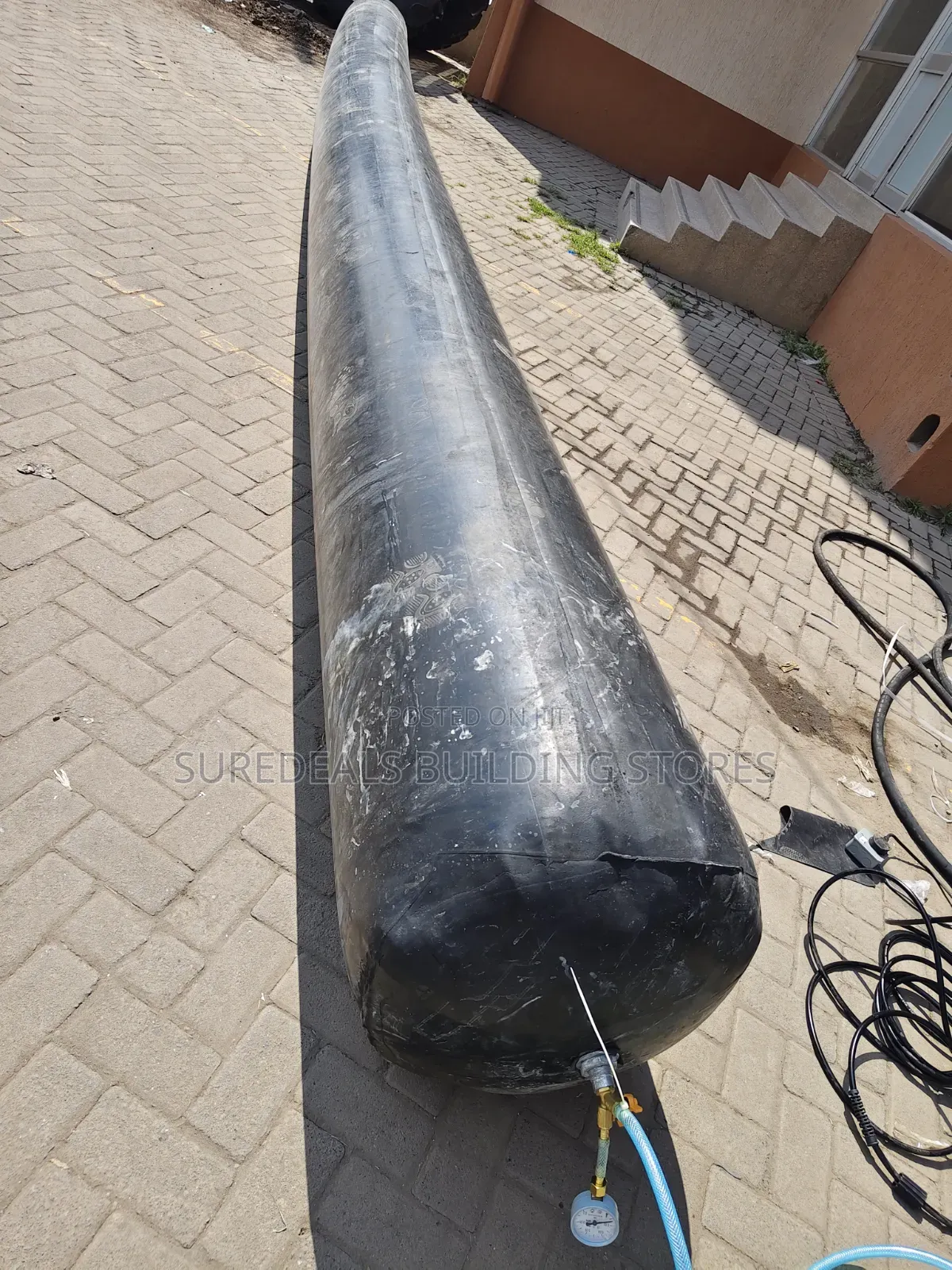 Rubber Inflatable Culvert Balloon *600 × 9000mm *.
