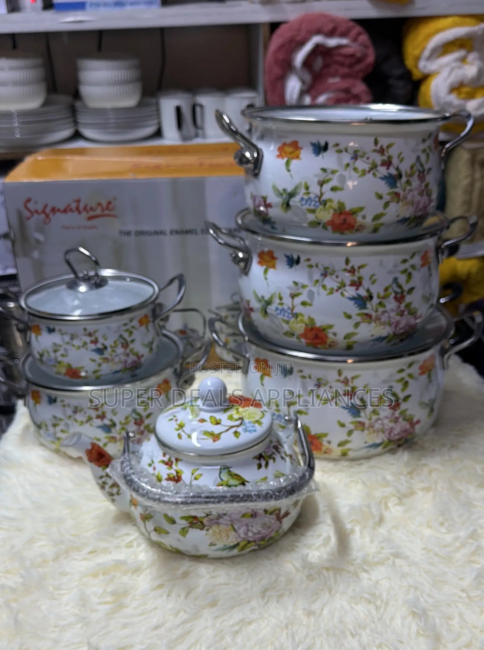 12 PCS Enamel Cookware Set
