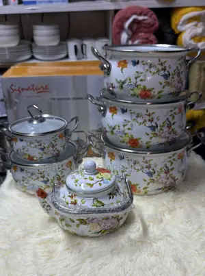 12 PCS Enamel Cookware Set