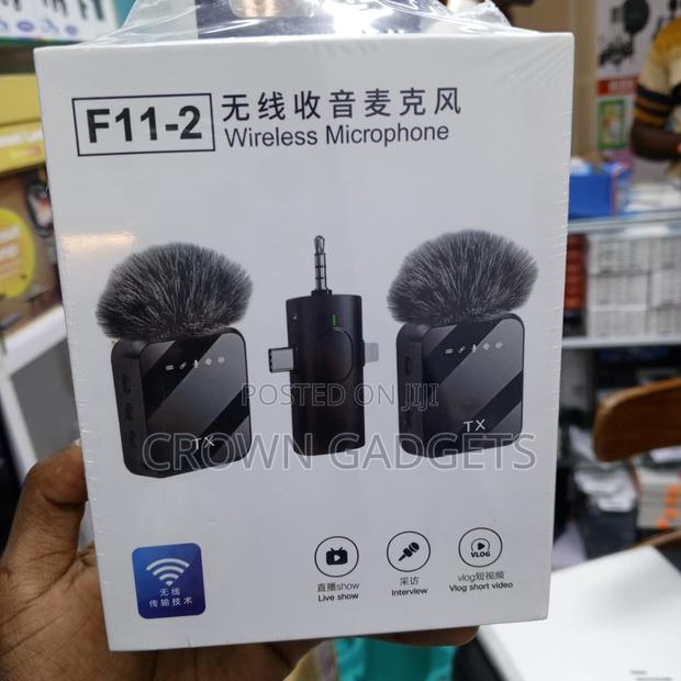 F11-2 3-in-1 Dual Wireless Microphone for Content Creators