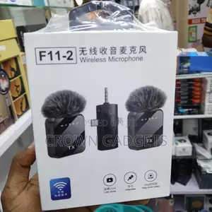 F11-2 3-in-1 Dual Wireless Microphone for Content Creators