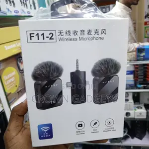 F11-2 3-in-1 Dual Wireless Microphone for Content Creators