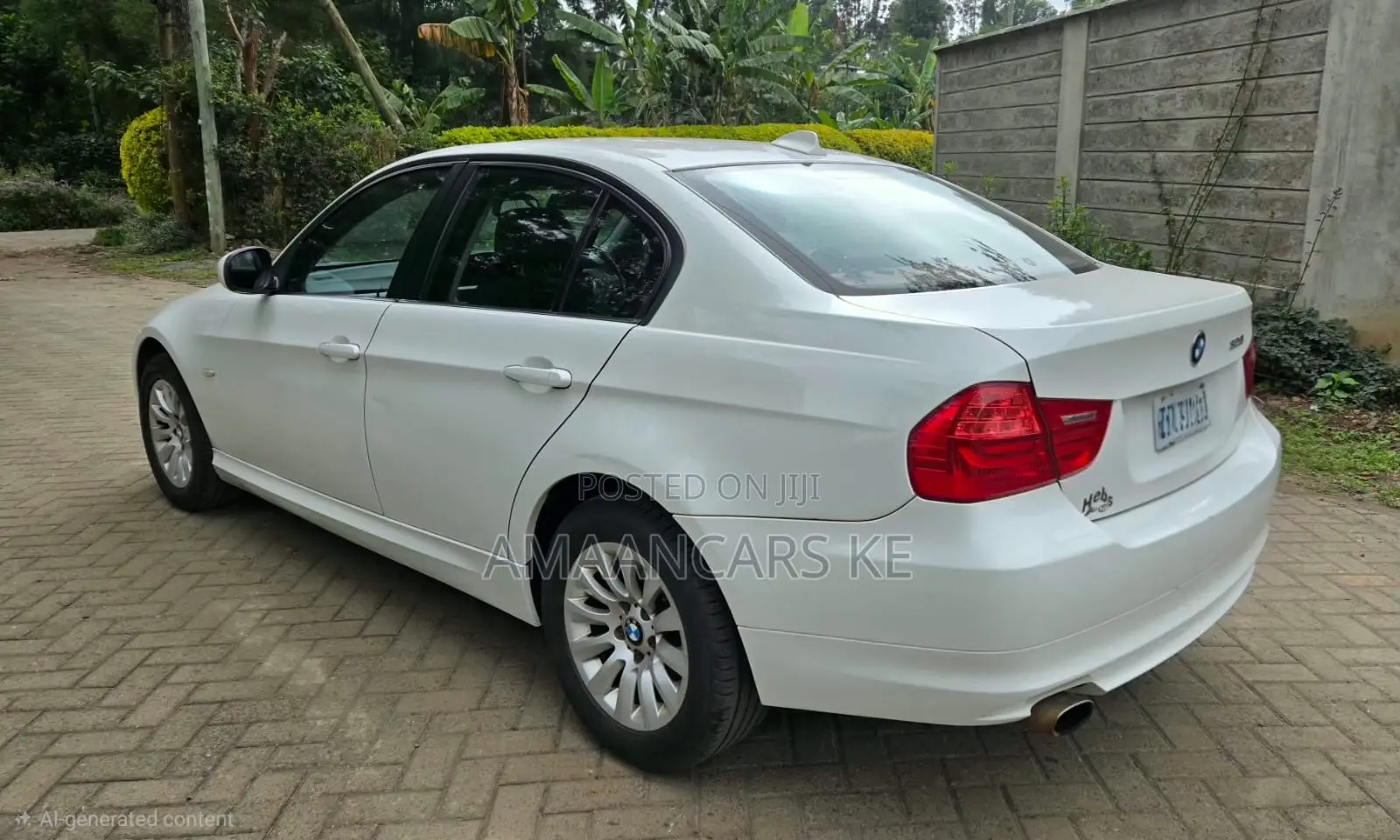BMW 320i Sedan RWD 2011 White