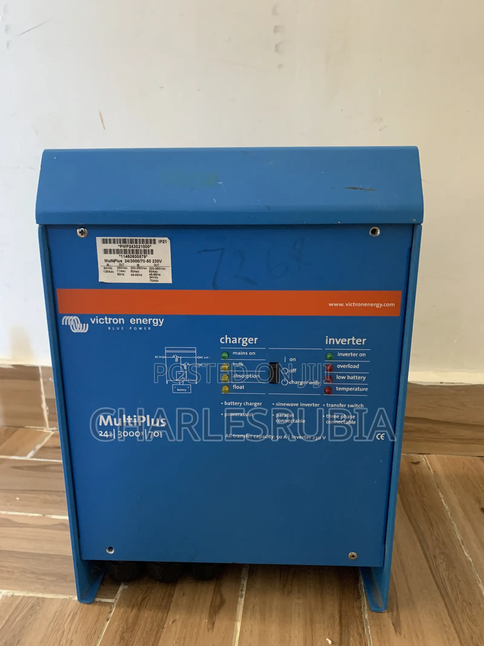 Original Victron Energy MultiPlus 24V 3000VA 70A Inverter/ Charger
