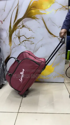 Maroon Trolley Travelling Bag