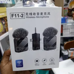 F11-2 Wireless Lavalier Mic for iPhone Android Cameras