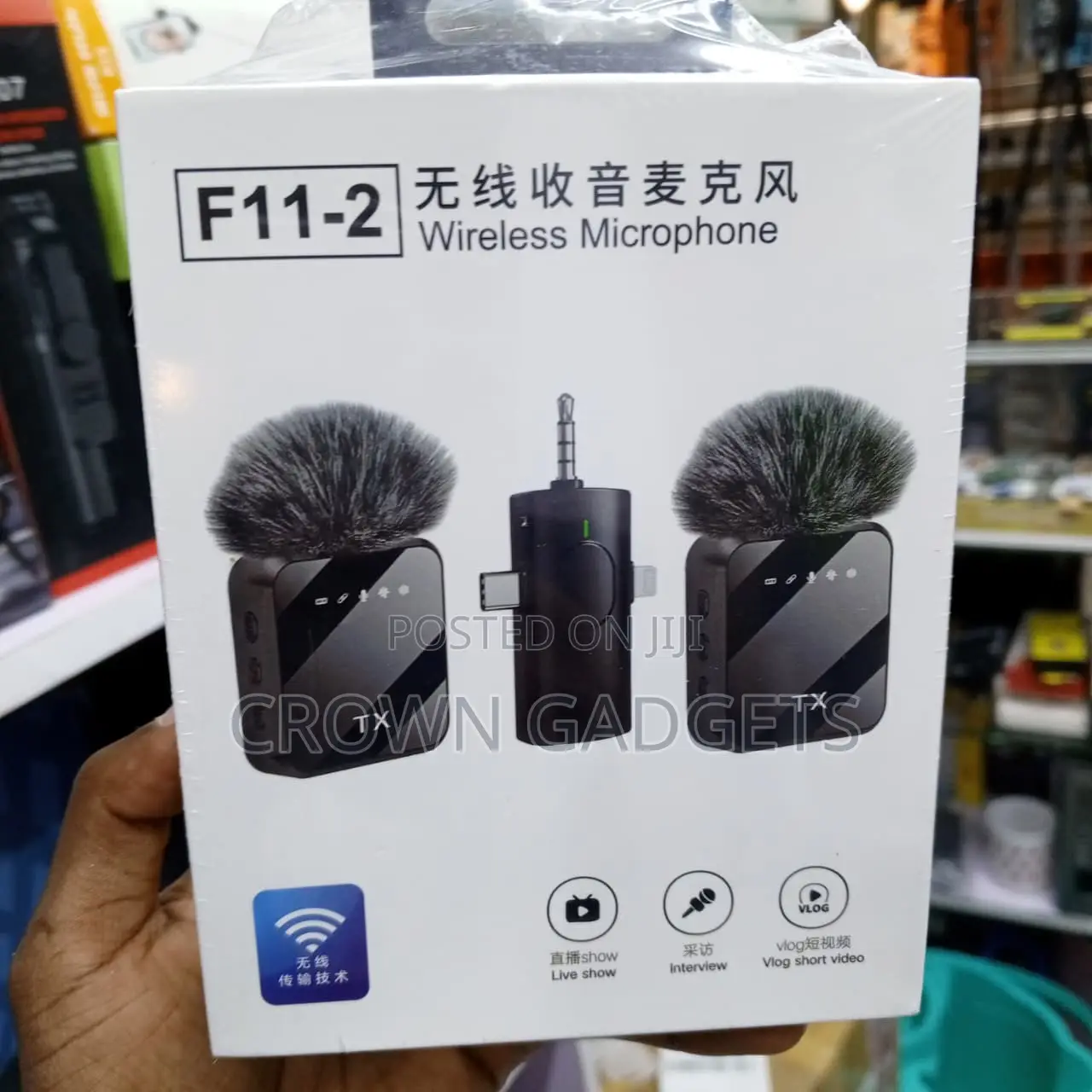 F11-2 Wireless Microphone Kit for YouTube TikTok Podcast