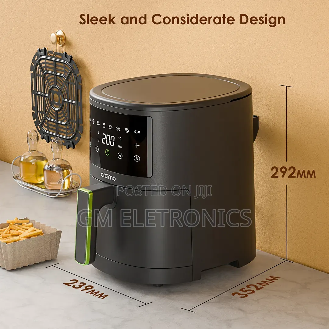 Oraimo SmartAirFryer 2 3.5L 1500W Touch Control Air Fryer.