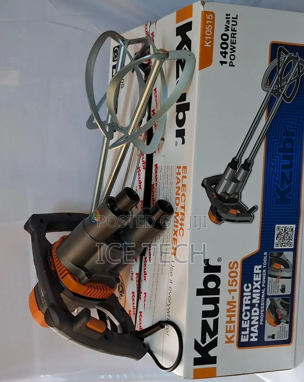 Kzubr Electric Double Paint Mixer/1400w Paint Mixer
