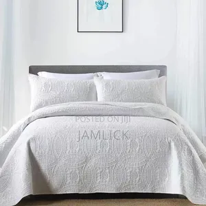 Quality Bed Cover Set 220x240cm With 2 Pillow Cases - SL