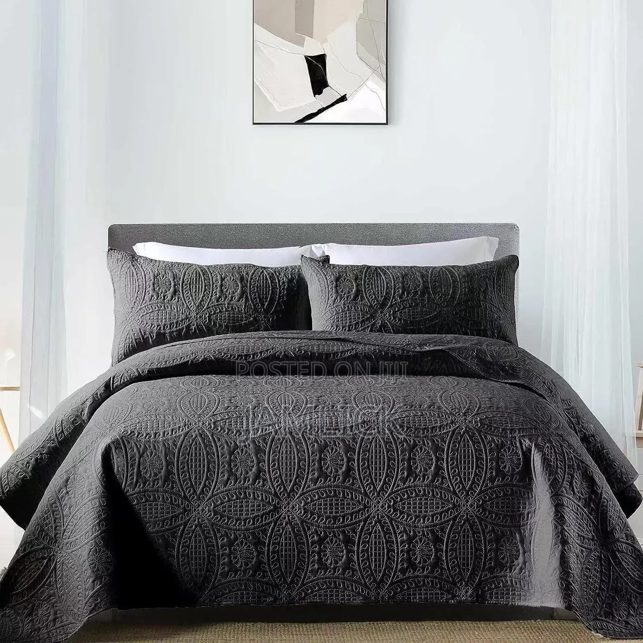Quality Bed Cover Set 220x240cm With 2 Pillow Cases - SL
