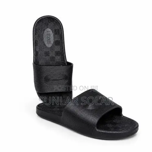 High Quality Black Unisex Slides Sandals