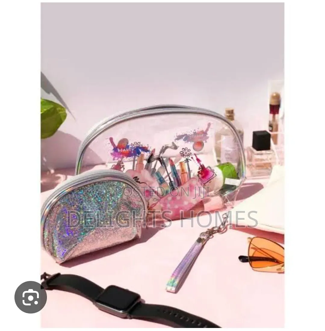 2 in 1 Love Glitters Makeup Pouch_esj