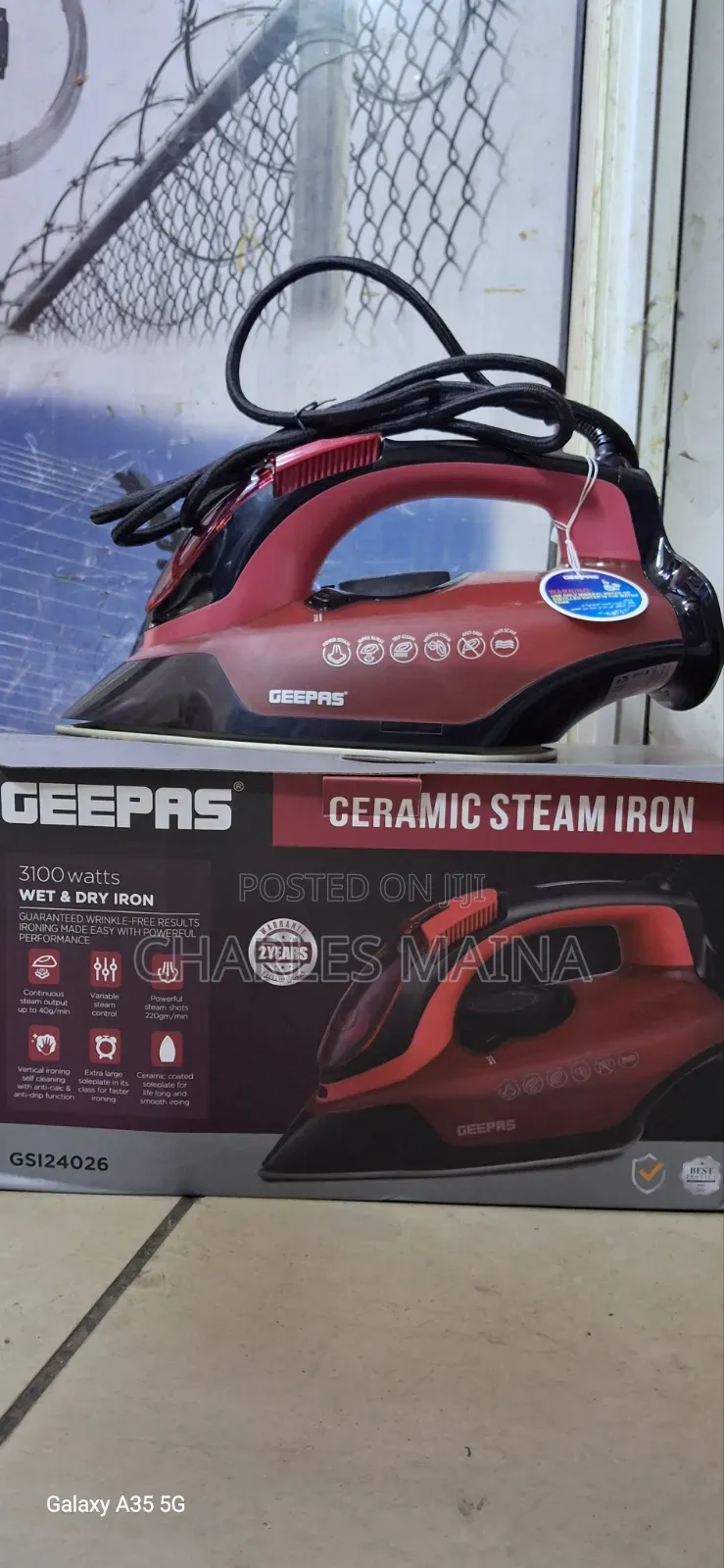 Geepers Iron Box