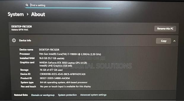Laptop HP Omen 16 16GB Intel Core i7 SSD 512GB - thumbnail 3
