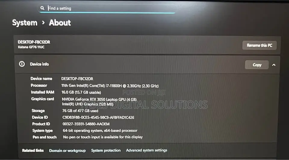 Laptop HP Omen 16 16GB Intel Core i7 SSD 512GB