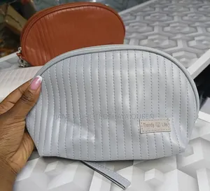 Portable Makeup Bag, Waterproof Leather Pouch