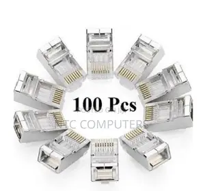 Vention Cat.6A FTP RJ45 Modular Plug Transparent 100 Pack