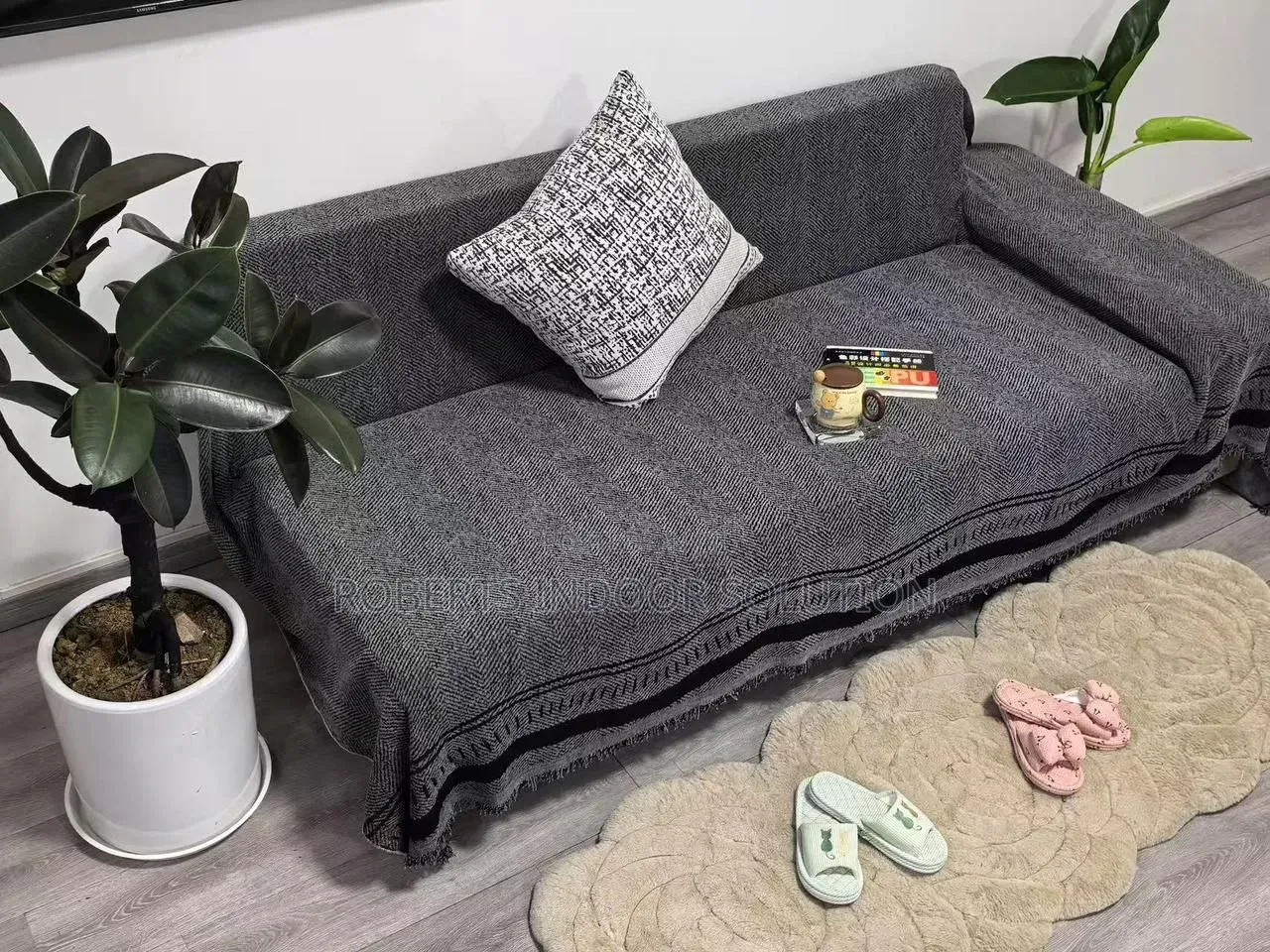 Reversible Chenille Cotton Sofa Covers