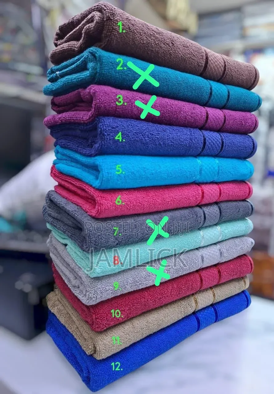 Large Cotton Bath Towel 90x165cm Soft Absorbent Towel - Sl