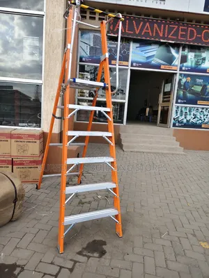 6 Steps Fiberglass Platform Ladder