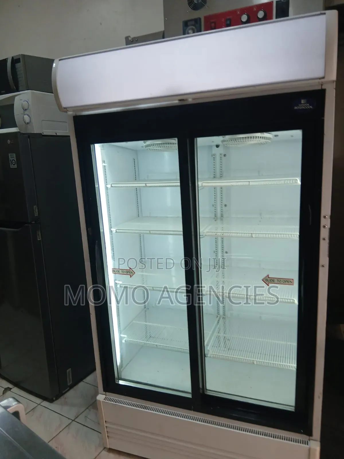 Sliding Double Door Fridge Sandenintercool 850l