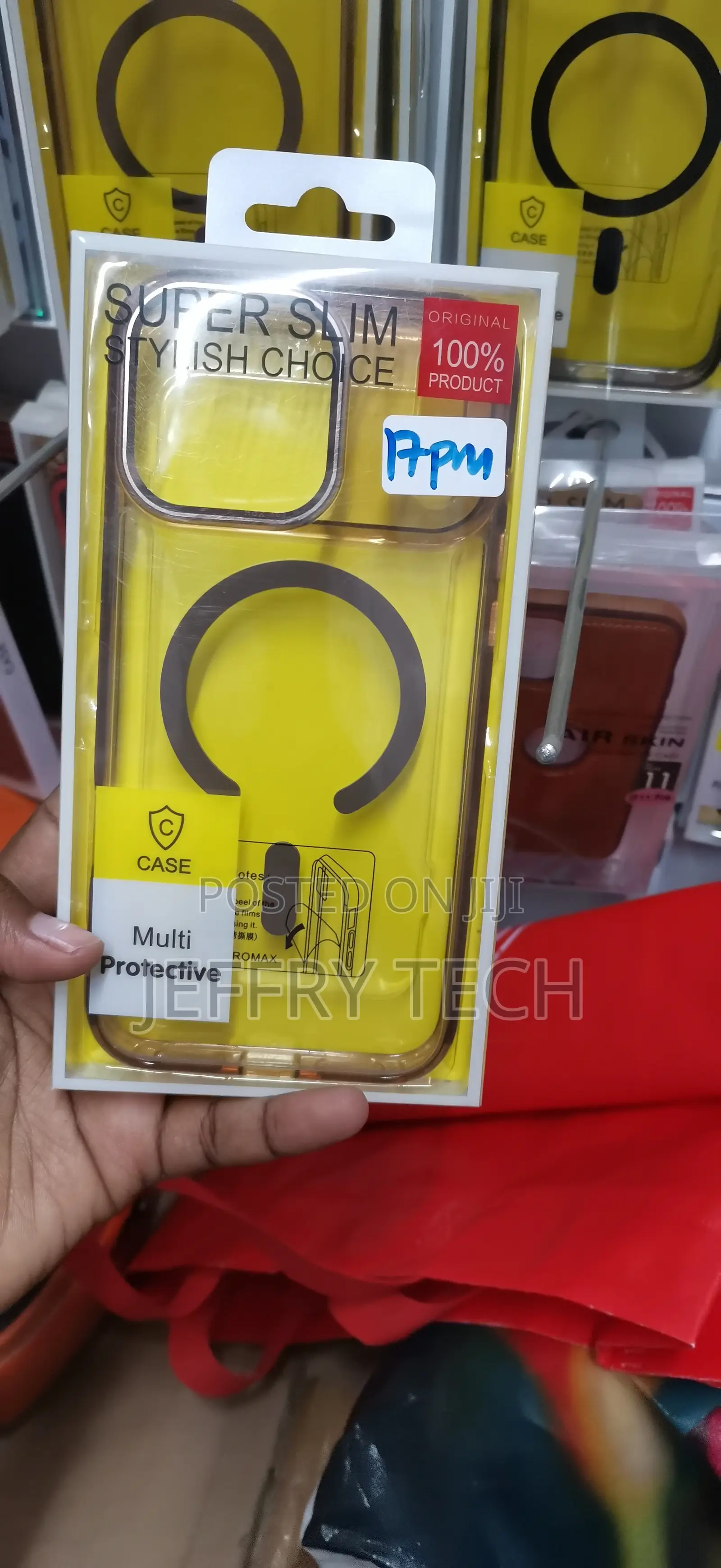 iPhone 17 Pro Max Shock-Absorbing Bumper Edges Case