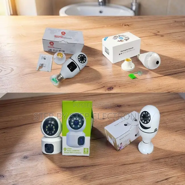 Durable Rotating Single Dual Lens Wifi Bulb Cameras-Wholesale Price